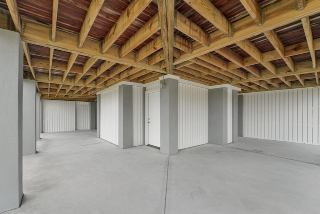 view of basement