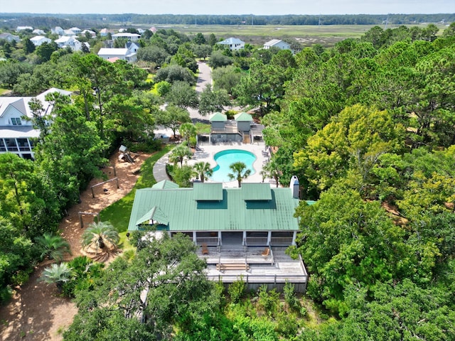 aerial view