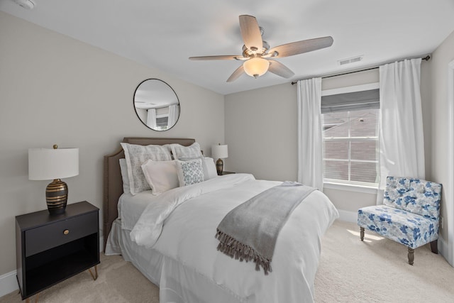 255 Saxony Loop, Summerville, SC 29486 - bedroom featuring carpet floors, baseboards, and a ceiling fan