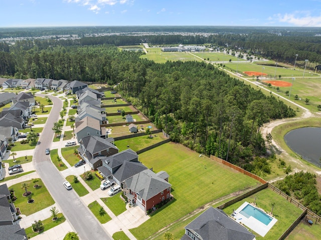 255 Saxony Loop, Summerville, SC 29486 - aerial view of residential area featuring a heavily wooded area