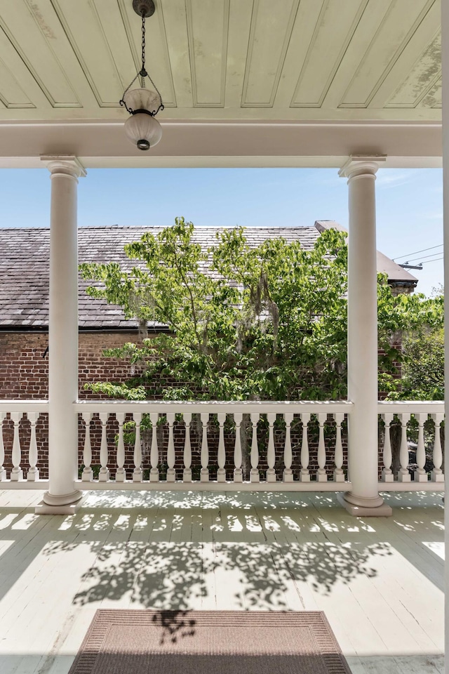 view of patio / terrace featuring a porch