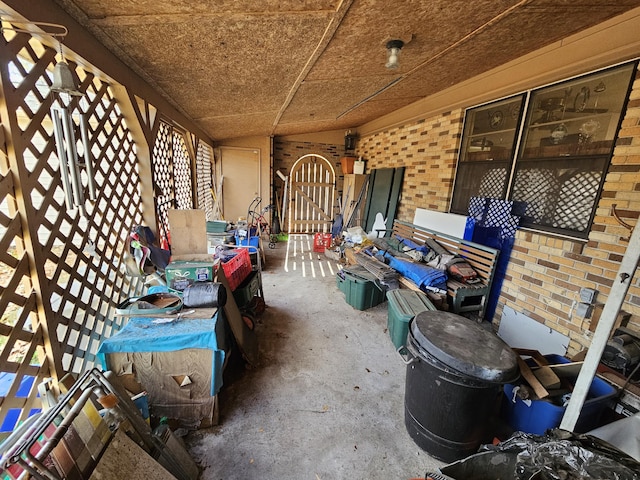 view of patio / terrace featuring a gate