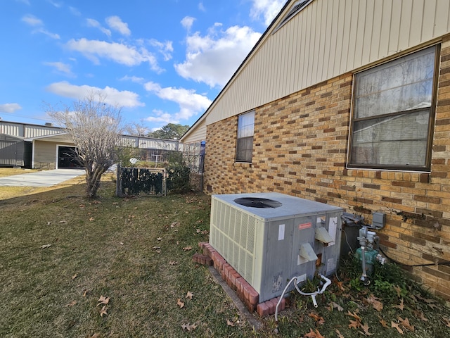 exterior space with central AC unit