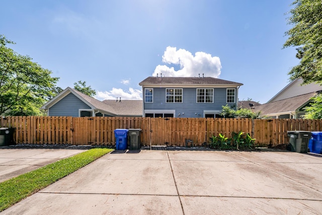 view of front of home
