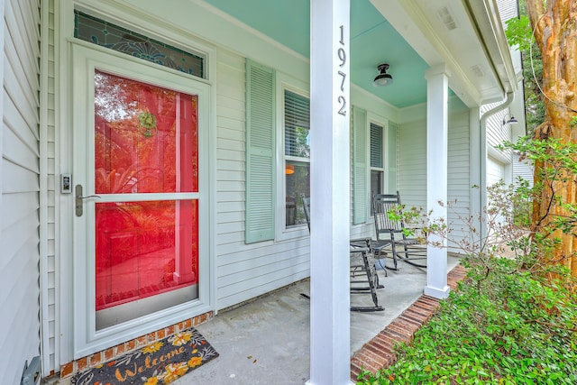 1972 Gray Battery Ct, Mount Pleasant, SC 29464 - doorway to property featuring a porch