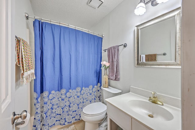 1972 Gray Battery Ct, Mount Pleasant, SC 29464 - full bath with a textured ceiling, vanity, and a shower with shower curtain