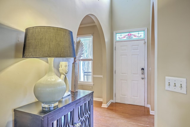 1972 Gray Battery Ct, Mount Pleasant, SC 29464 - entrance foyer featuring plenty of natural light and wood finished floors