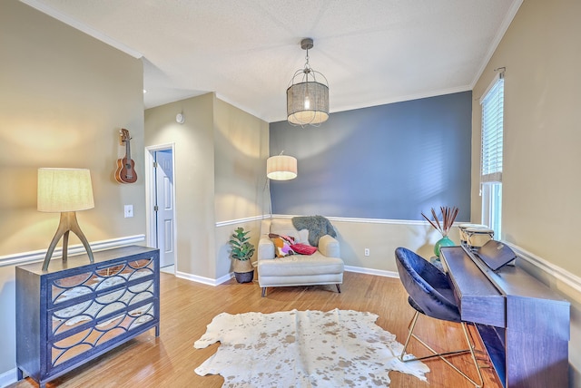 1972 Gray Battery Ct, Mount Pleasant, SC 29464 - sitting room with wood finished floors and ornamental molding
