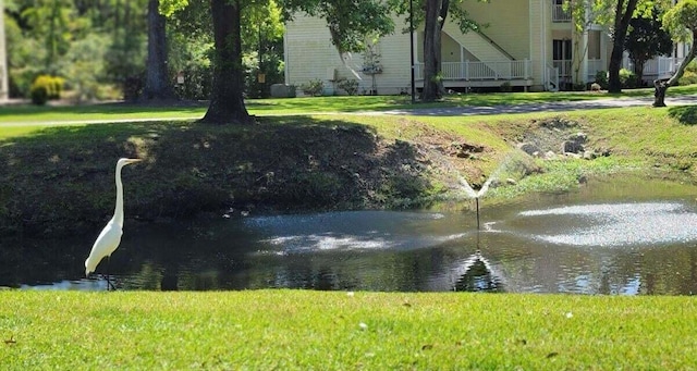 view of water feature