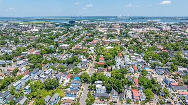 200 Fishburne St, Charleston, SC 29403 - aerial overview of property's location featuring a notable bridge and a large body of water