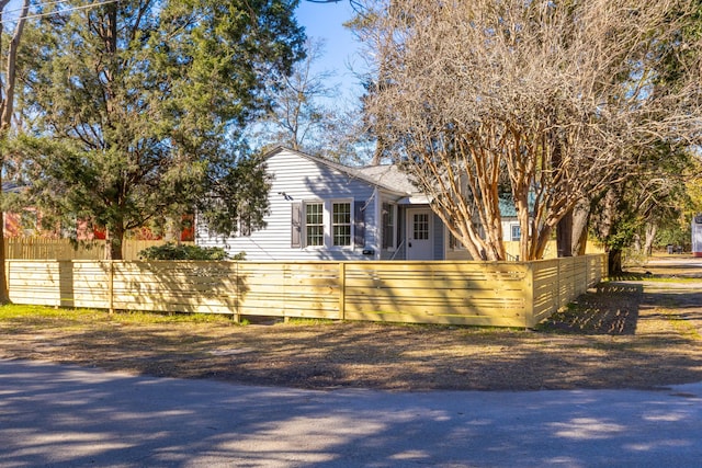 view of front of home