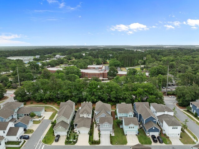 1557 Kepley Dr, Mount Pleasant, SC 29464 - aerial view of property and surrounding area featuring nearby suburban area