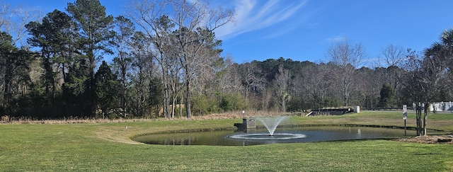 7646 Kinston St, North Charleston, SC 29418 - view of community featuring a yard and a water view