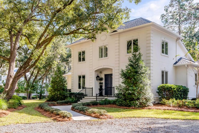 371 Live Palmetto Blf, Mount Pleasant, SC 29464 - view of front of home with a front lawn