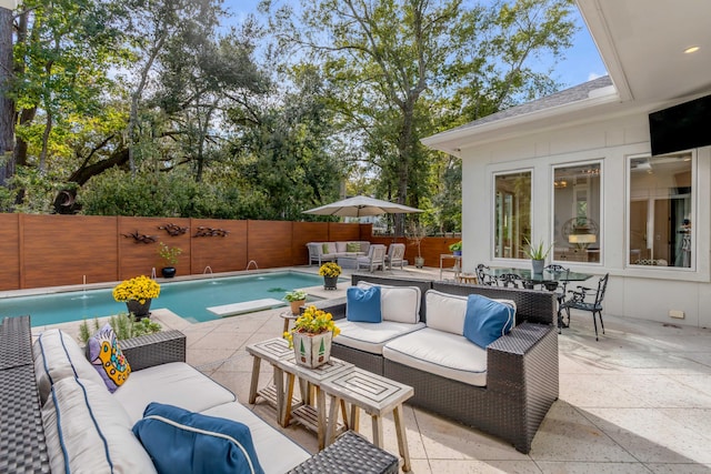 371 Live Palmetto Blf, Mount Pleasant, SC 29464 - view of pool with outdoor lounge area and a patio area