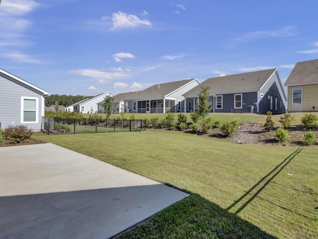 253 River Martin Ct, Summerville, SC 29483 - view of yard with a residential view, fence, and a patio