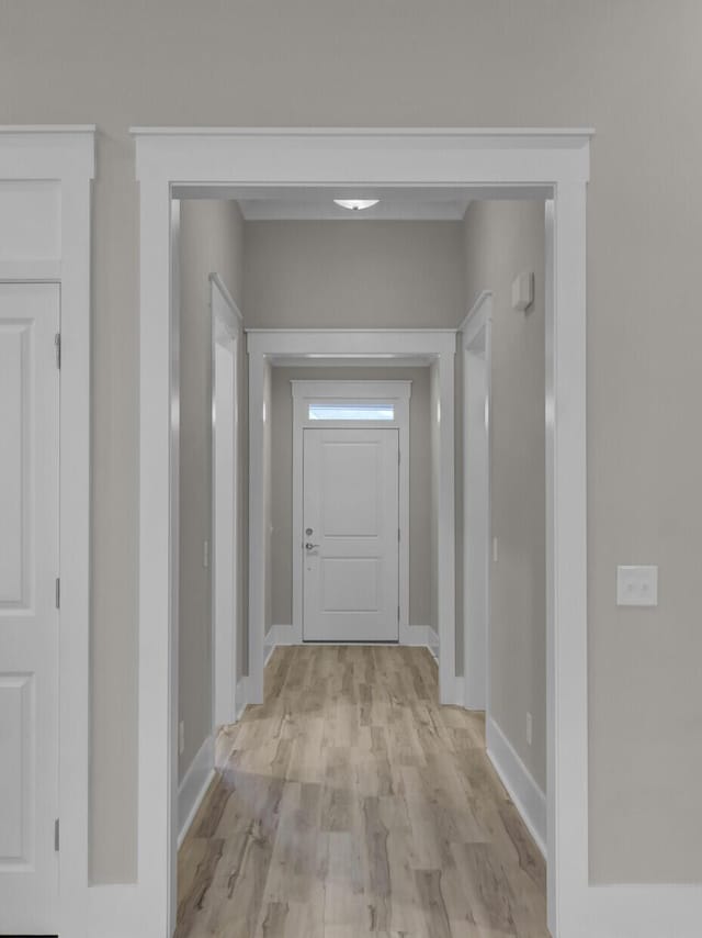 253 River Martin Ct, Summerville, SC 29483 - corridor featuring baseboards and light wood-style flooring