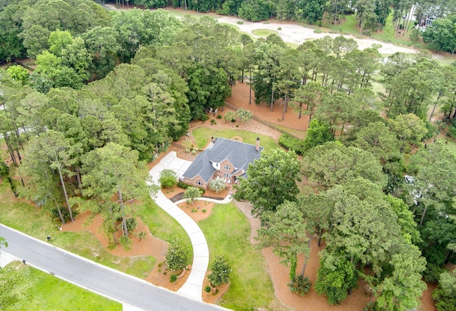 aerial view of property's location