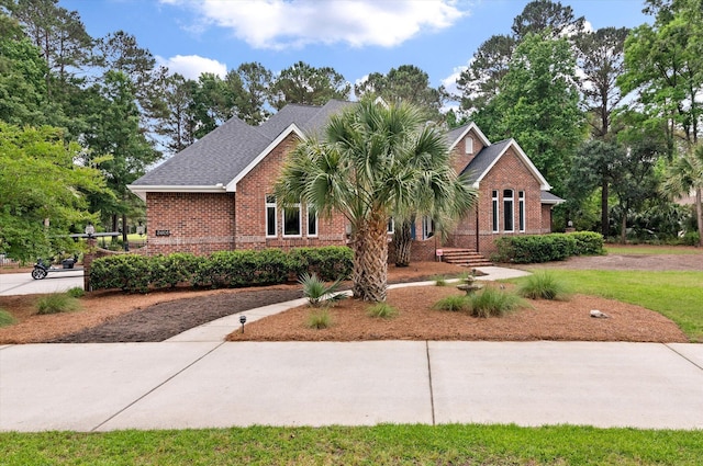 view of front facade with brick siding