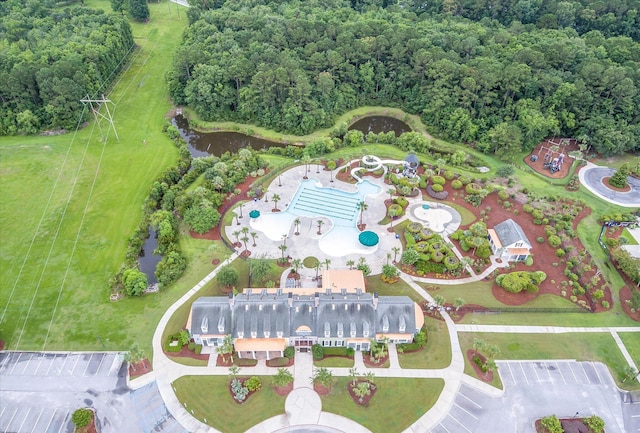 drone / aerial view