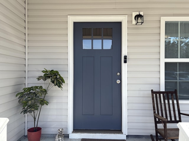 view of property entrance