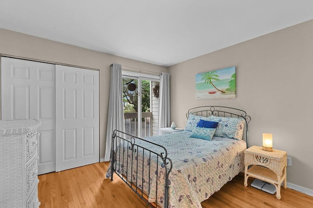 1627 Live Oak Park, Seabrook Island, SC 29455 - bedroom featuring wood finished floors, baseboards, and access to outside