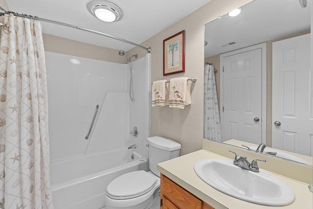 1627 Live Oak Park, Seabrook Island, SC 29455 - bathroom with shower / bath combination with curtain, vanity, and toilet