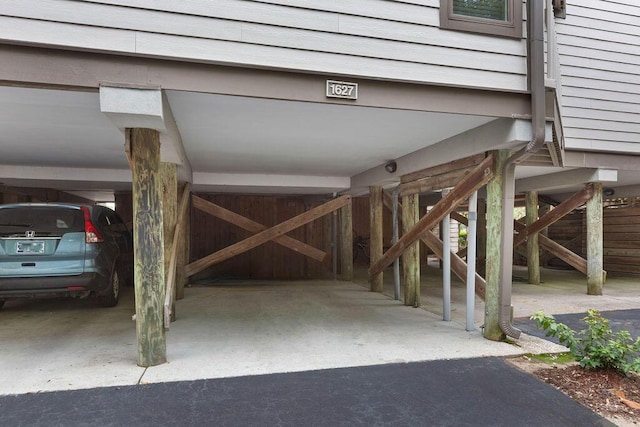 1627 Live Oak Park, Seabrook Island, SC 29455 - view of parking / parking lot featuring a carport