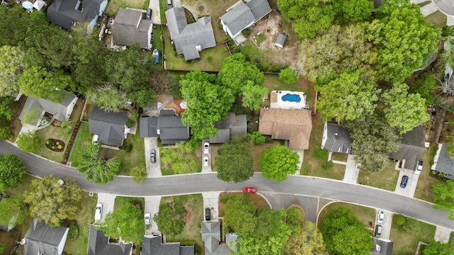 bird's eye view featuring a residential view