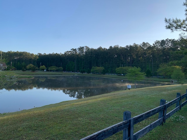 property view of water