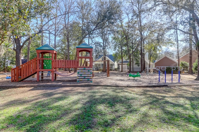 view of play area