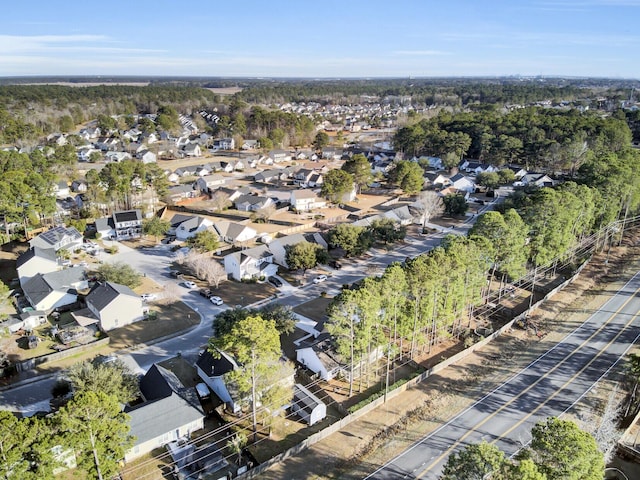 bird's eye view featuring a residential view