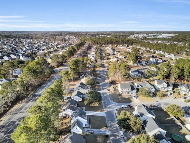 drone / aerial view featuring a residential view