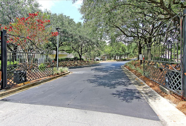 view of road