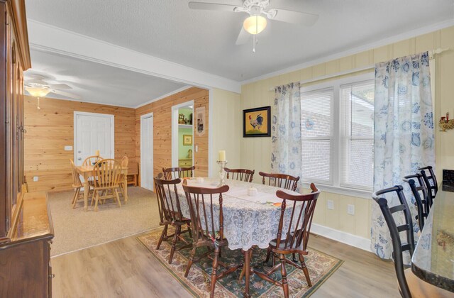 kitchen featuring pendant lighting, ceiling fan, appliances with stainless steel finishes, and light hardwood / wood-style flooring