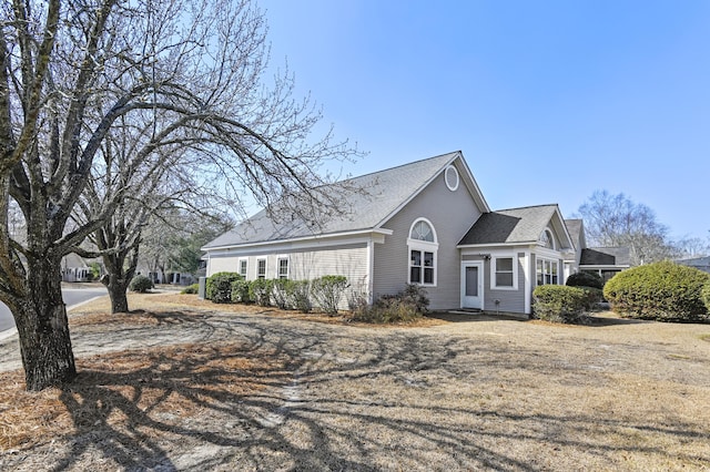 view of side of property