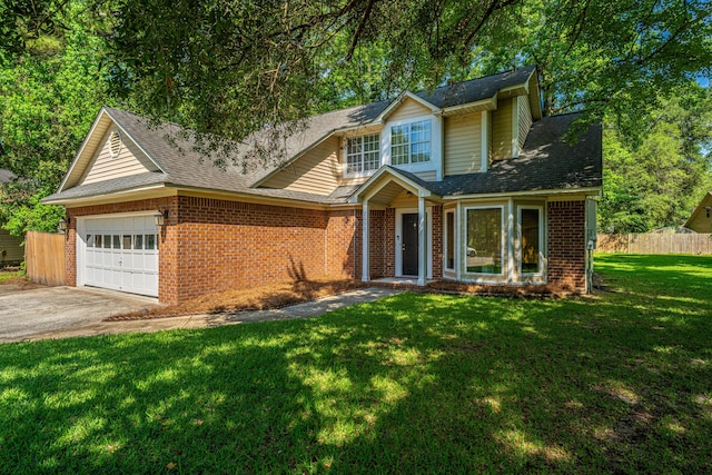 2650 Summer Leaves Ct, Charleston, SC 29414 - traditional home with brick siding, a garage, and concrete driveway