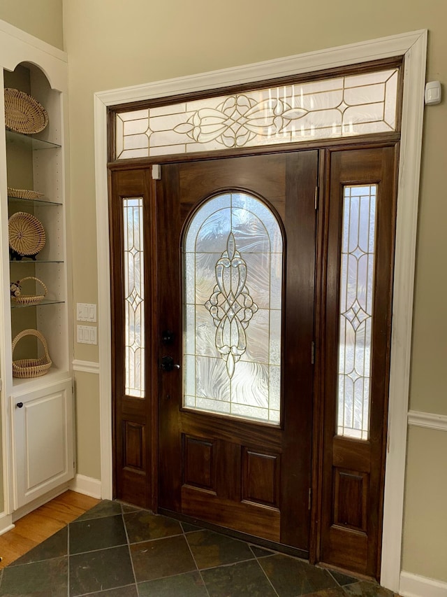 entrance foyer with plenty of natural light