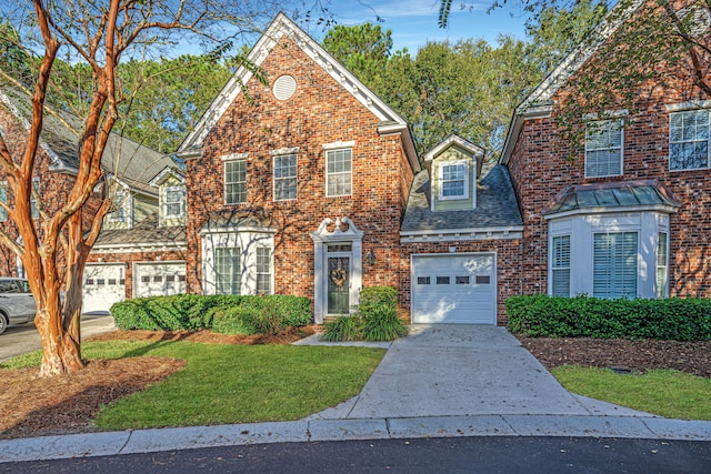 view of front property featuring a garage