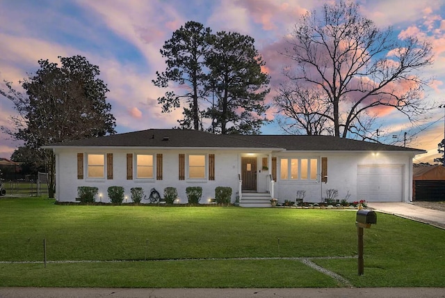 1113 Smithfield Pl, Hanahan, SC 29410 - single story home with a garage, a front lawn, and concrete driveway