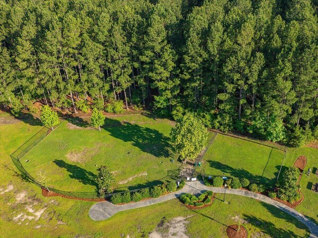 707 Redbud Ln, Summerville, SC 29486 - bird's eye view with a forest view