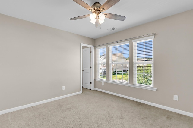 5138 Preserve Blvd, Ladson, SC 29456 - carpeted empty room with baseboards and a ceiling fan