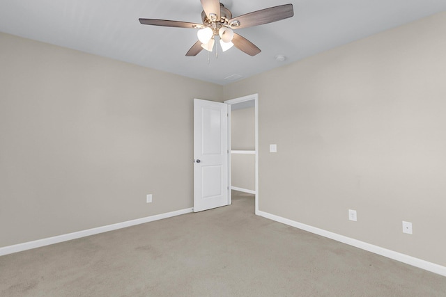 5138 Preserve Blvd, Ladson, SC 29456 - carpeted empty room featuring baseboards, ceiling fan, and a smoke detector