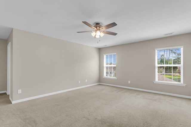 5138 Preserve Blvd, Ladson, SC 29456 - spare room with healthy amount of natural light, baseboards, and a ceiling fan