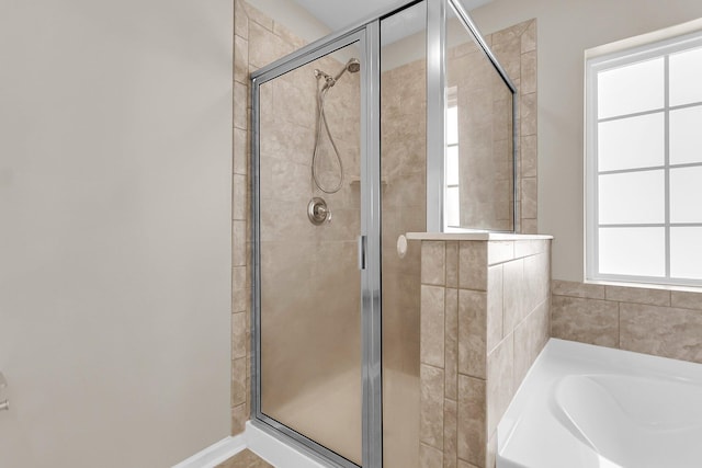 5138 Preserve Blvd, Ladson, SC 29456 - full bathroom with a garden tub and a stall shower