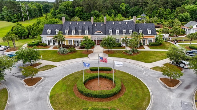 drone / aerial view