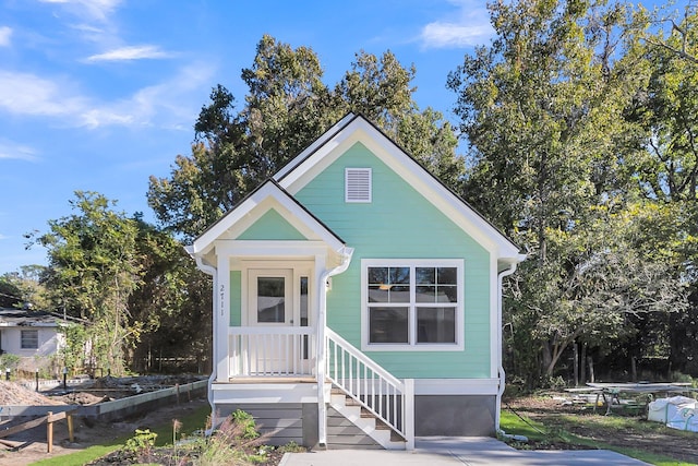 view of bungalow