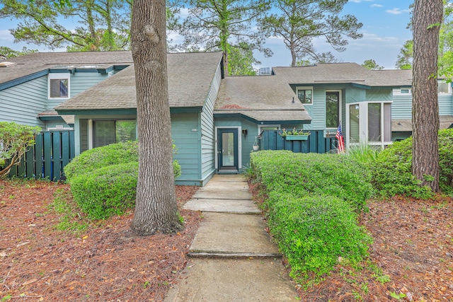 1115 Shadow Lake Cir, Mount Pleasant, SC 29464 - view of front of home featuring fence and a shingled roof