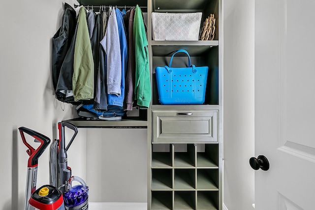 view of closet