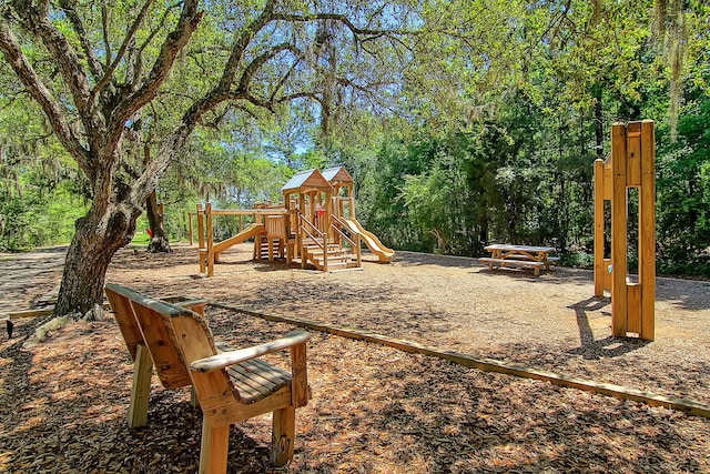 view of community playground